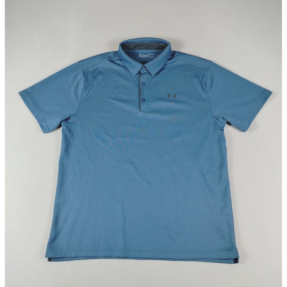 Under Armour Shirt Mens XL HeatGear Polo Golf Athletic Performance Loose Fit